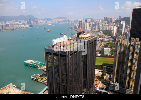 Hong Kong Chine,Hong Kong,Asie,chinois,oriental,île,WAN Chai,gratte-ciel gratte-ciel bâtiment gratte-ciel bâtiments gratte-ciel,bâtiments,horizon de la ville,Victori Banque D'Images