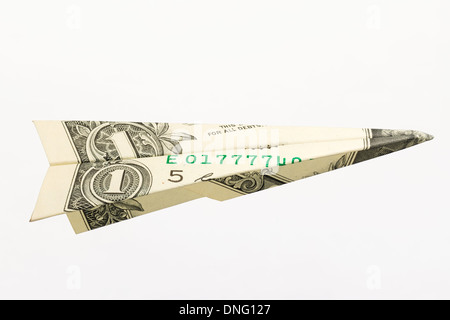 Un dollar Airplane Banque D'Images