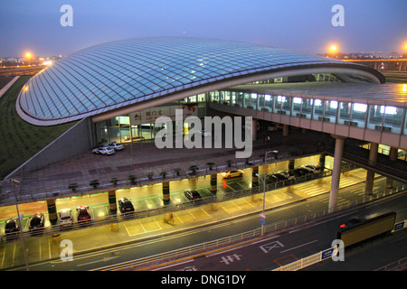 Beijing Chine,Chinois,Beijing Capital International Airport,PEK,Express train Station,terminal 3,T3,China130916023 Banque D'Images