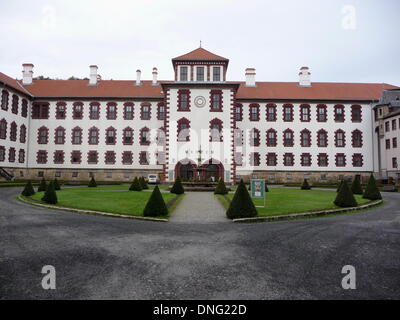 Meiningen, la Thuringe en Allemagne. Nov 8, 2013. Palais d'Elisabethenburg, représentée dans la vieille ville de Meiningen, Thuringe en Allemagne, 8 novembre 2013. © dpa/Alamy Live News Banque D'Images