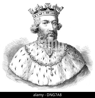 Edward II ou Edward de Caernarfon, 1284 - 1327, roi d'Angleterre de 1307 à 1327, Edouard II, 1284 - 1327 de l'ONU, König von England Banque D'Images