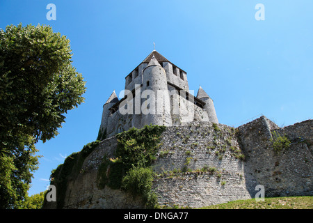 France, Ile-de-France, Seine et Marne, la tour César, dans la ville de Provins. Banque D'Images