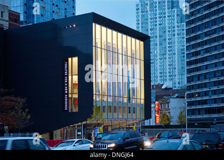 Théâtre pour un nouveau bâtiment public de Brooklyn NYC Banque D'Images