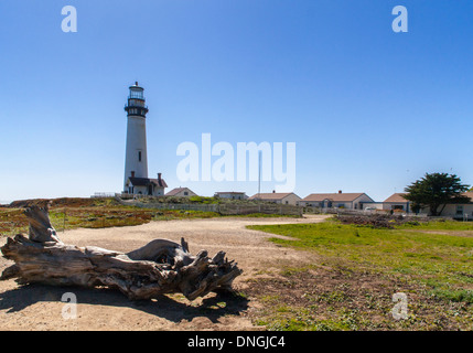 Pigeon Point Phare sur la côte nord de la Californie près de Half Moon Bay, Californie Banque D'Images