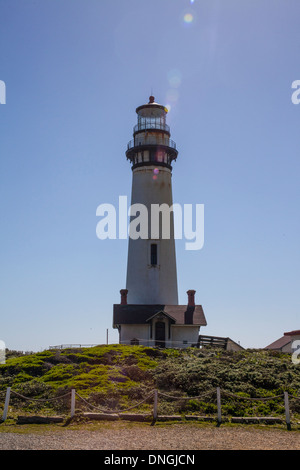 Pigeon Point Phare sur la côte nord de la Californie près de Half Moon Bay Banque D'Images