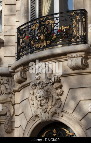 Hôtel Menier (19ème siècle) à 5, Avenue Van-Dyck (qui borde le parc Monceau), Paris, France Banque D'Images