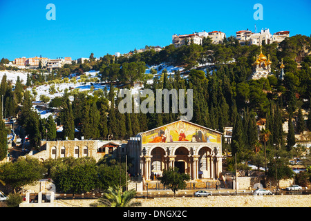 Eglise de toutes les nations à Jérusalem, Israël Banque D'Images