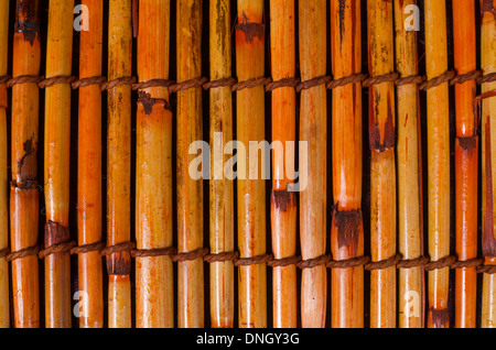 Prendre plein cadre d'un traditionnel bambou mat Banque D'Images