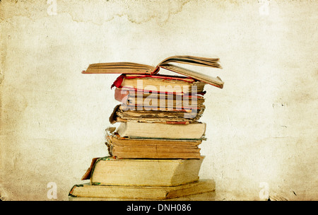 Vintage photo de vieux livres Banque D'Images