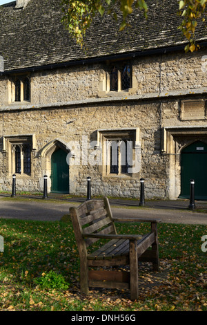 Hospices, Church Lane, Cotswolds, Burford, Oxfordshire, Angleterre, Unite Banque D'Images