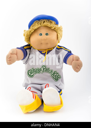 Cabbage Patch Kids Bama Scotty créé par Xavier Roberts 1982 emblématique de la Coleco toy des années 80 80s Banque D'Images