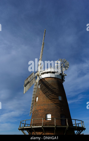 Thaxted Moulin, Essex, Angleterre. 16 octobre 2013 vu ici : John Webb's Moulin, connu sous le nom de Thaxted Moulin Banque D'Images