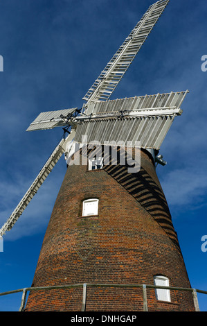 Thaxted Moulin, Essex, Angleterre. 16 octobre 2013 vu ici : John Webb's Moulin, connu sous le nom de Thaxted Moulin Banque D'Images