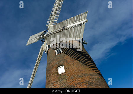 Thaxted Moulin, Essex, Angleterre. 16 octobre 2013 vu ici : John Webb's Moulin, connu sous le nom de Thaxted Moulin Banque D'Images