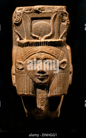 Déesse Hathor 18 BC 1400 dynastie égyptienne Egypte Banque D'Images