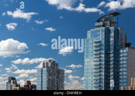 Skyline de Manhattan, NYC Banque D'Images