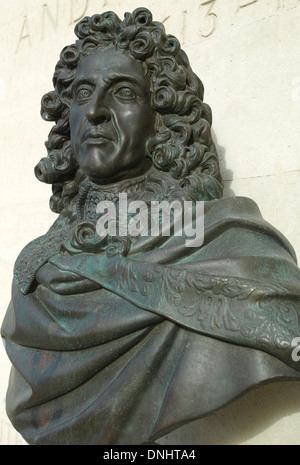 Monument à l'architecte paysagiste, André Le Nôtre, Le Jardin des Tuileries, Paris, France Banque D'Images