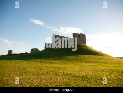 Château de Duffus stone - conserver à l'Elgin Morayshire mur rideau. 9163 SCO Banque D'Images