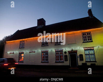 Le Hoxne Swan, un public house à Suffolk Banque D'Images