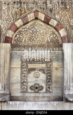 Fontaine du Sultan Ahmed III à Istanbul, Turquie Banque D'Images