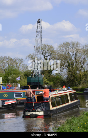 Marina alvechurch worcestershire canal de Worcester et birmingham Midlands England uk Banque D'Images