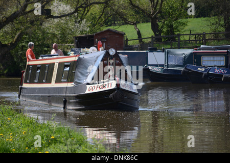 Marina alvechurch worcestershire canal de Worcester et birmingham Midlands England uk Banque D'Images