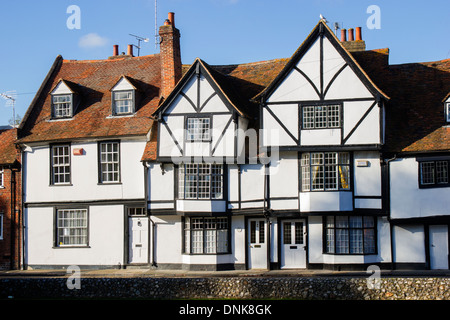 Maison à ossature bois Canterbury Kent Banque D'Images