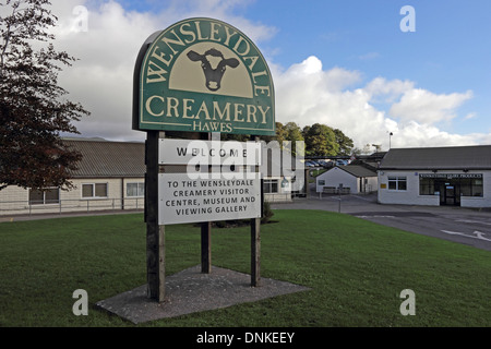 Wensleydale Creamery, Hawes, Yorkshire du Nord Banque D'Images