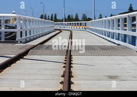 Une photographie de Busselton Pier (jetée) près de Perth en Australie occidentale. Banque D'Images