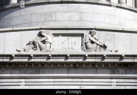 Tombe du Général Ulysses S'accorder à Morningside Heights dans Upper Manhattan Banque D'Images