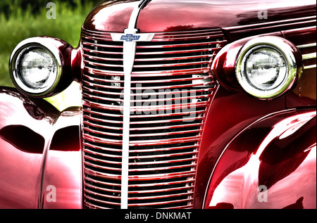 Image HDR d'une voiture Chevrolet 1938 Banque D'Images