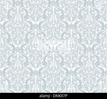 Illustration d'un réseau complexe de répéter à bords jointifs en toute transparence l'arabe moyen-orientale vintage motif motif Illustration de Vecteur