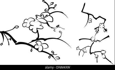Éléments de conception basée sur les dessins chinois Illustration de Vecteur