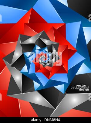 Vector Illustration of Abstract Background Design pour poster, couvrir, la mise en page ou de décoration Illustration de Vecteur