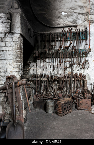 Atelier Fer Tanfield, Co Durham, Angleterre Banque D'Images