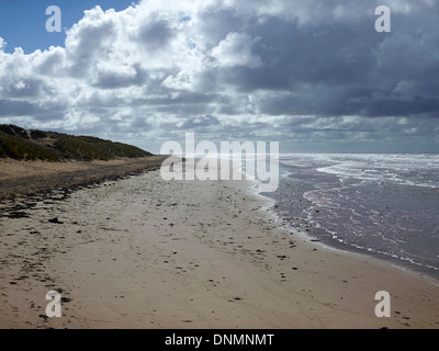 La Fylde Coast entre Blackpool et Lytham St Annes, North West England Banque D'Images