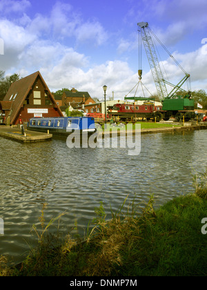 Chantier alvechurch worcestershire canal de Worcester et birmingham Midlands England uk Banque D'Images