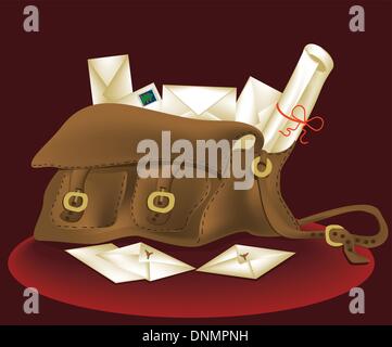 Père Noël sac' Illustration de Vecteur