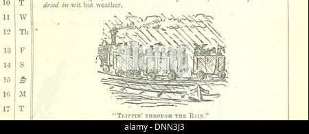 Image prise à partir de la page 235 de la bande dessinée 'tommy toddles, almenak foaks pour all't e leeds (e t' wurld) un abaght raand (1862, 1863-69, 1870-74) ... être tommy toddles, eesquear» Banque D'Images