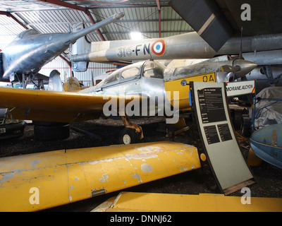 F-BLXT les ailes sur F-BLQA Morane-Saulnier MS.733 Alcyon (131) Banque D'Images