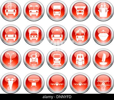 Vector collection de musiques différentes icônes thèmes Illustration de Vecteur