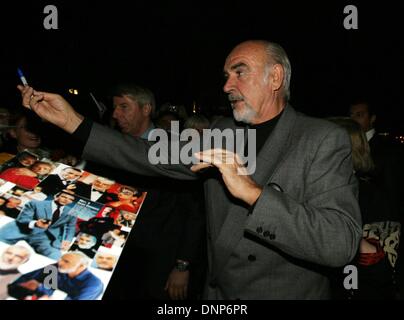 Sean Connery à la première Allemande de 'La Ligue des Gentlemen Extraordinaires' à Berlin. Banque D'Images