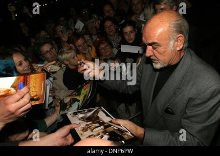 Sean Connery à la première Allemande de 'La Ligue des Gentlemen Extraordinaires' à Berlin. Banque D'Images