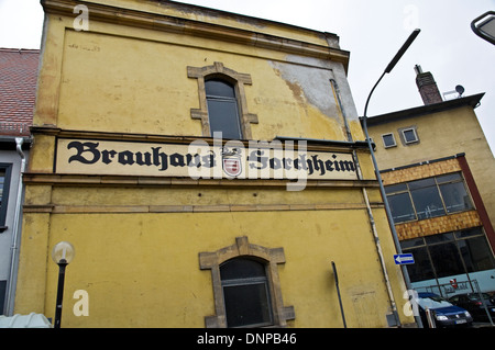 Ancienne Brasserie à Forchheim, Bavière, Allemagne Banque D'Images