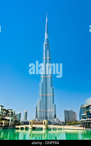 Dubaï Burj Khalifa par Adrian Smith est le bâtiment le plus haut du monde,Sheikh Mohammed bin Rashid Blvd, la ville de Dubaï, Émirats arabes unis, ÉMIRATS ARABES UNIS Banque D'Images