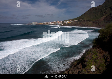 Punta Hidalgo, dans le nord de Tenerife, Espagne Banque D'Images