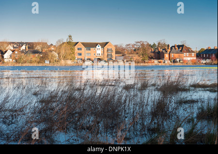 Les inondations, Godalming, Surrey, Angleterre Banque D'Images