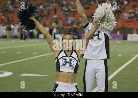 Honolulu, HI, USA. 30Th Nov, 2013. 30 novembre 2013 - Washington cheerleaders au cours de l'action entre l'armée et les Black Knights Hawaii Rainbow Warriors à l'Aloha Stadium d'Honolulu, HI. © csm/Alamy Live News Banque D'Images