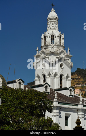 Cathédrale de la ville de Quito, capitale de l'Équateur Banque D'Images