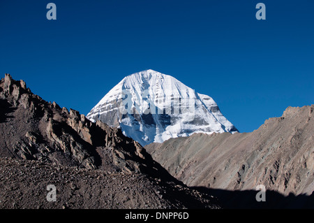 Mt. Kailash au Tibet Banque D'Images